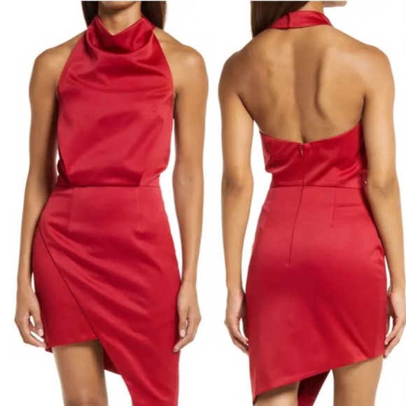 Elliatt Red Mini Dress - Picture 3 of 11